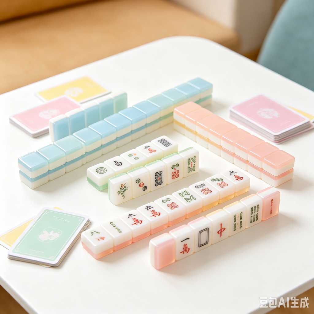 modern minimalist mahjong set
