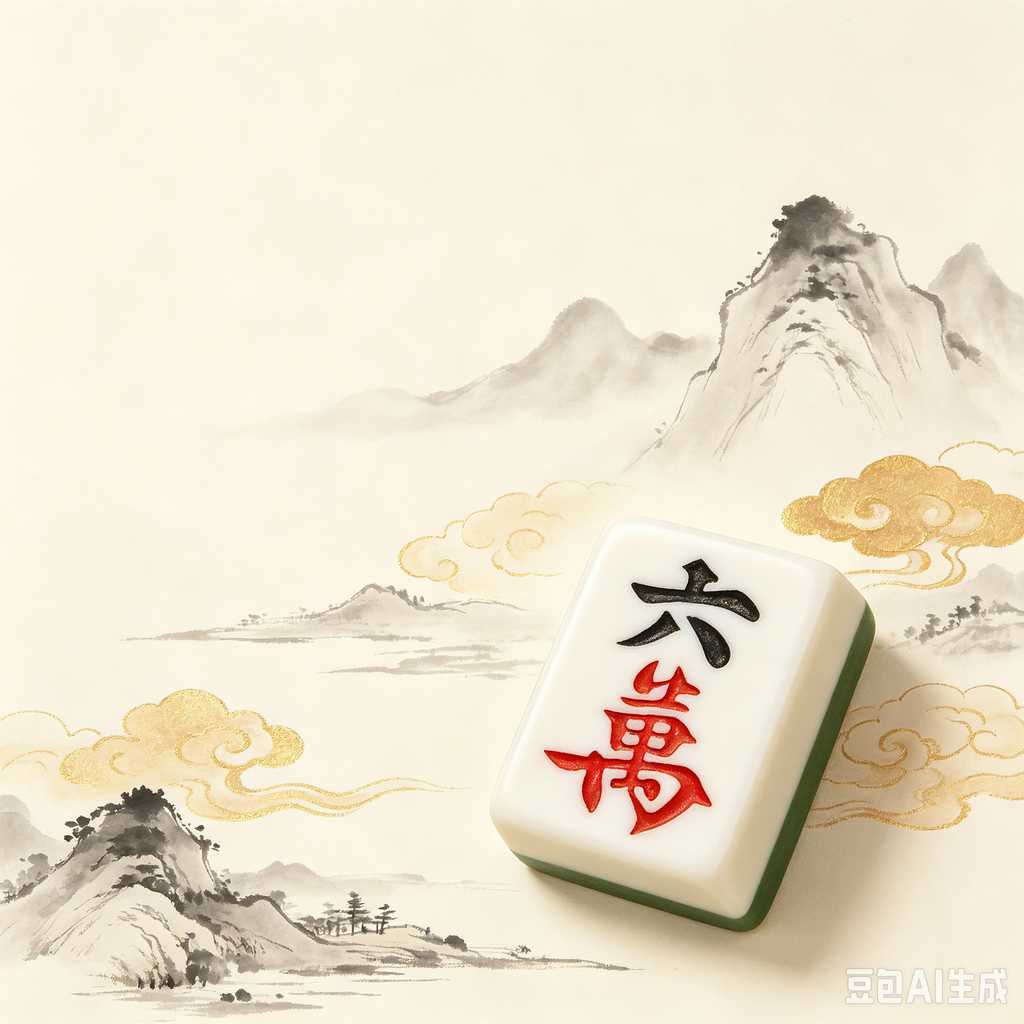 modern color mahjong tiles