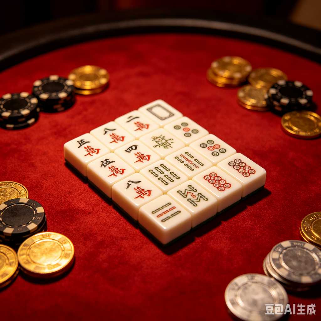 logo engrave mahjong tiles